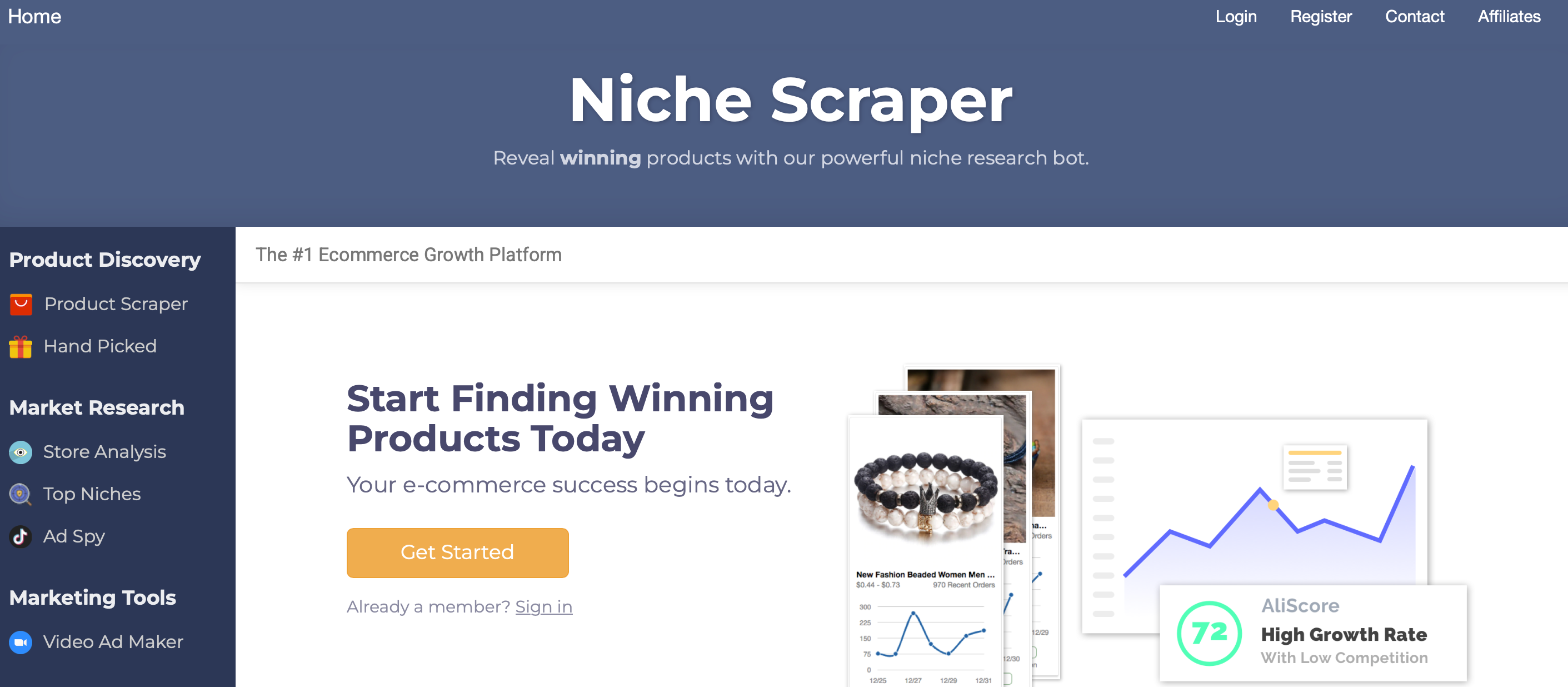 sell the trend vs niche scraper - sell the trend vs niche scraper