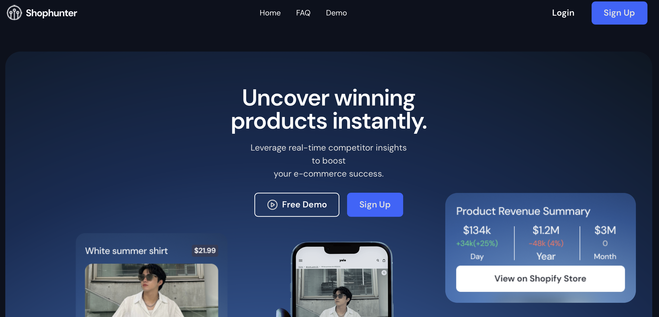 sell the trend vs shophunter - shophunter 