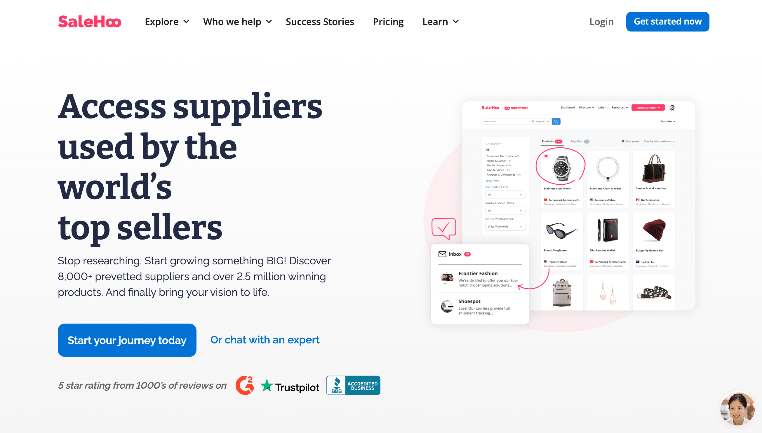 SaleHoo est parfait pour les nouveaux dropshippers