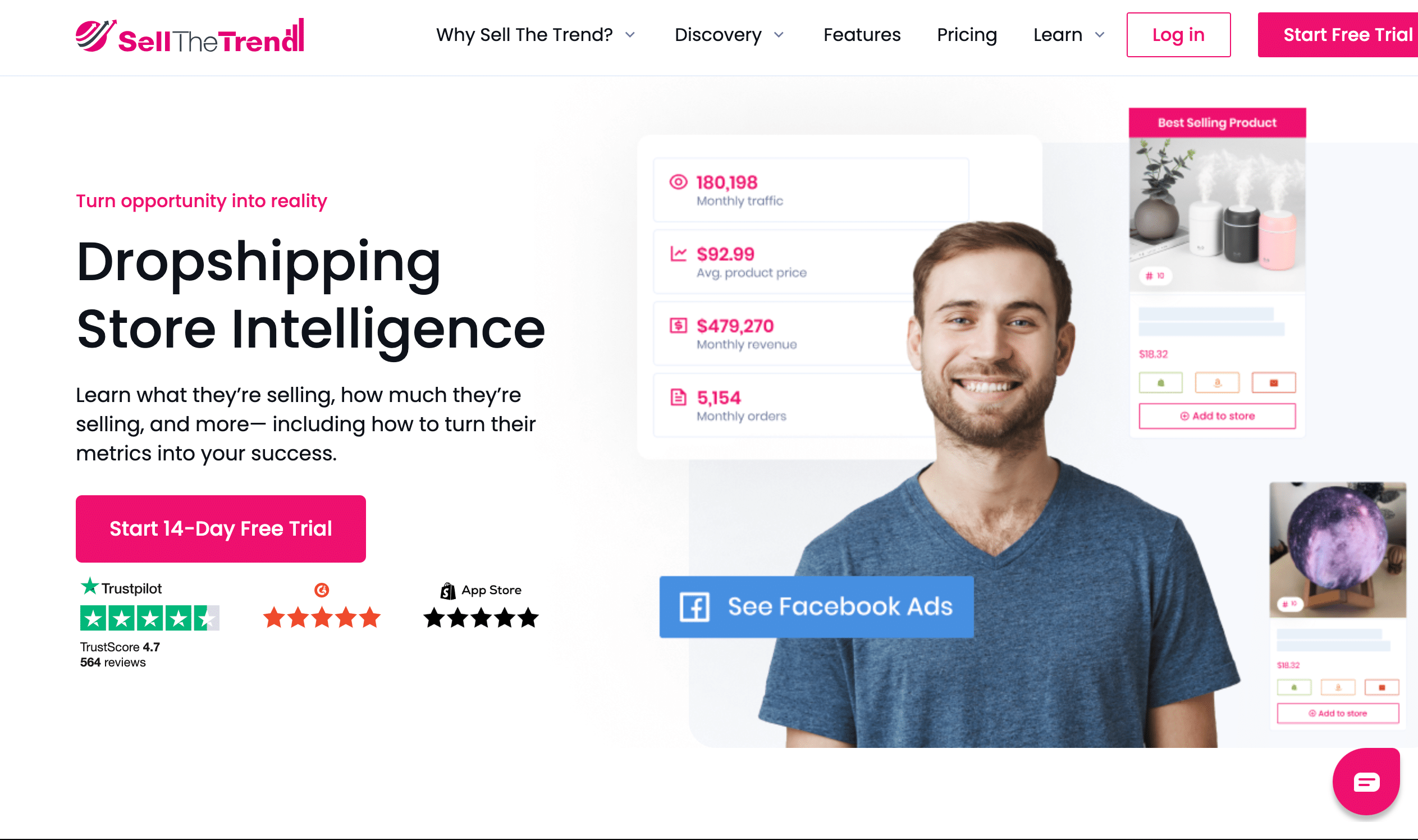 Essayez les outils de pointe de Sell The Trend dès aujourd’hui !