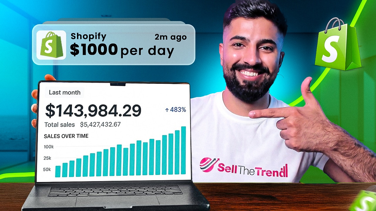 How I find ($1k/day) Winning Products for Shopify Dropshipping