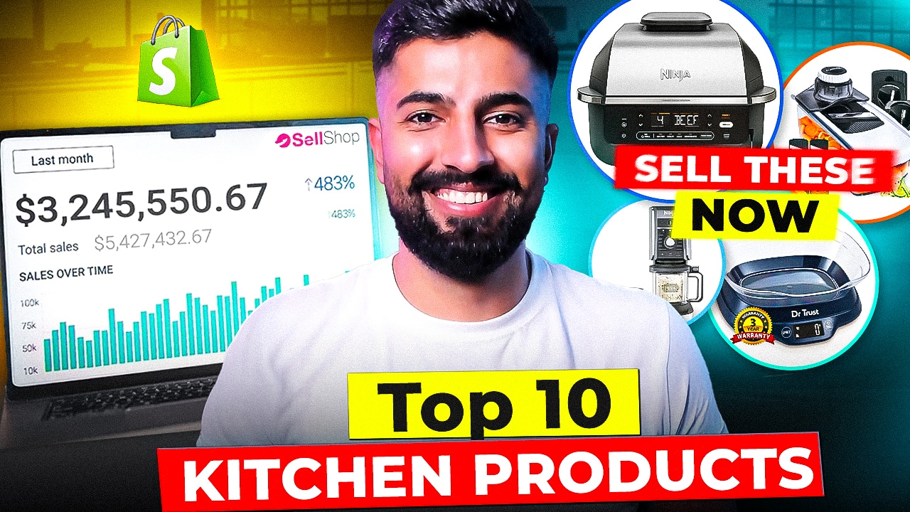 Top 10 Kitchen Winning Products To Sell In 2025 | Dropshipping Shopify & SellShop