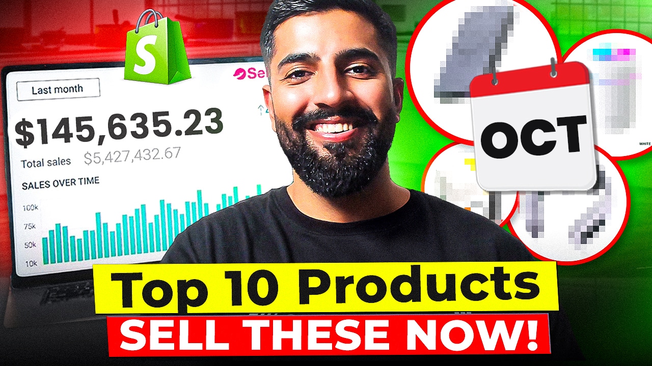 TOP 10 PRODUCTS TO SELL IN OCTOBER 2025 | DROPSHIPPING SHOPIFY & SELLSHOP