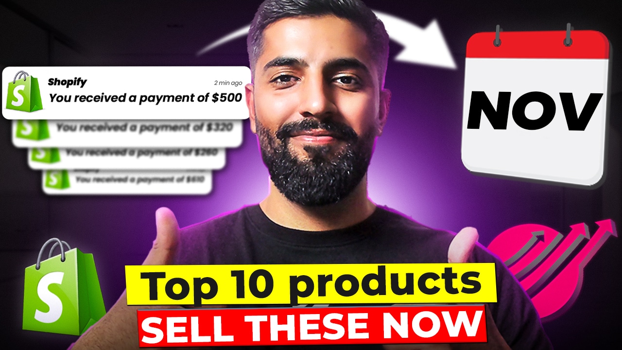 TOP 10 PRODUCTS TO SELL IN NOVEMBER 2025 | DROPSHIPPING SHOPIFY & SELLSHOP